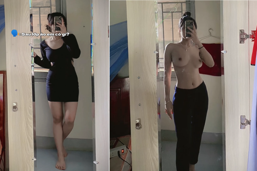 Em sinh viên dáng ngon thích doggy