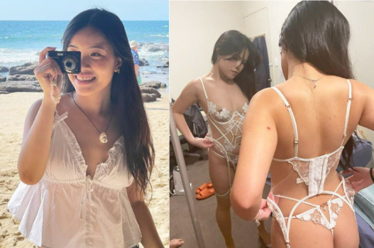 Thu Hương mặc đồ lọt khe để thêm kích thích